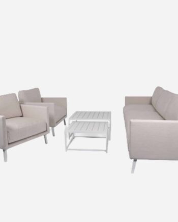 Loungesæt Allweather Easys Beige på Afbetaling
