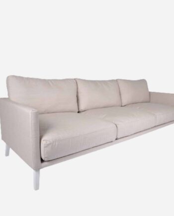 Loungesofa Med Allweather Hynder Beige på Afbetaling