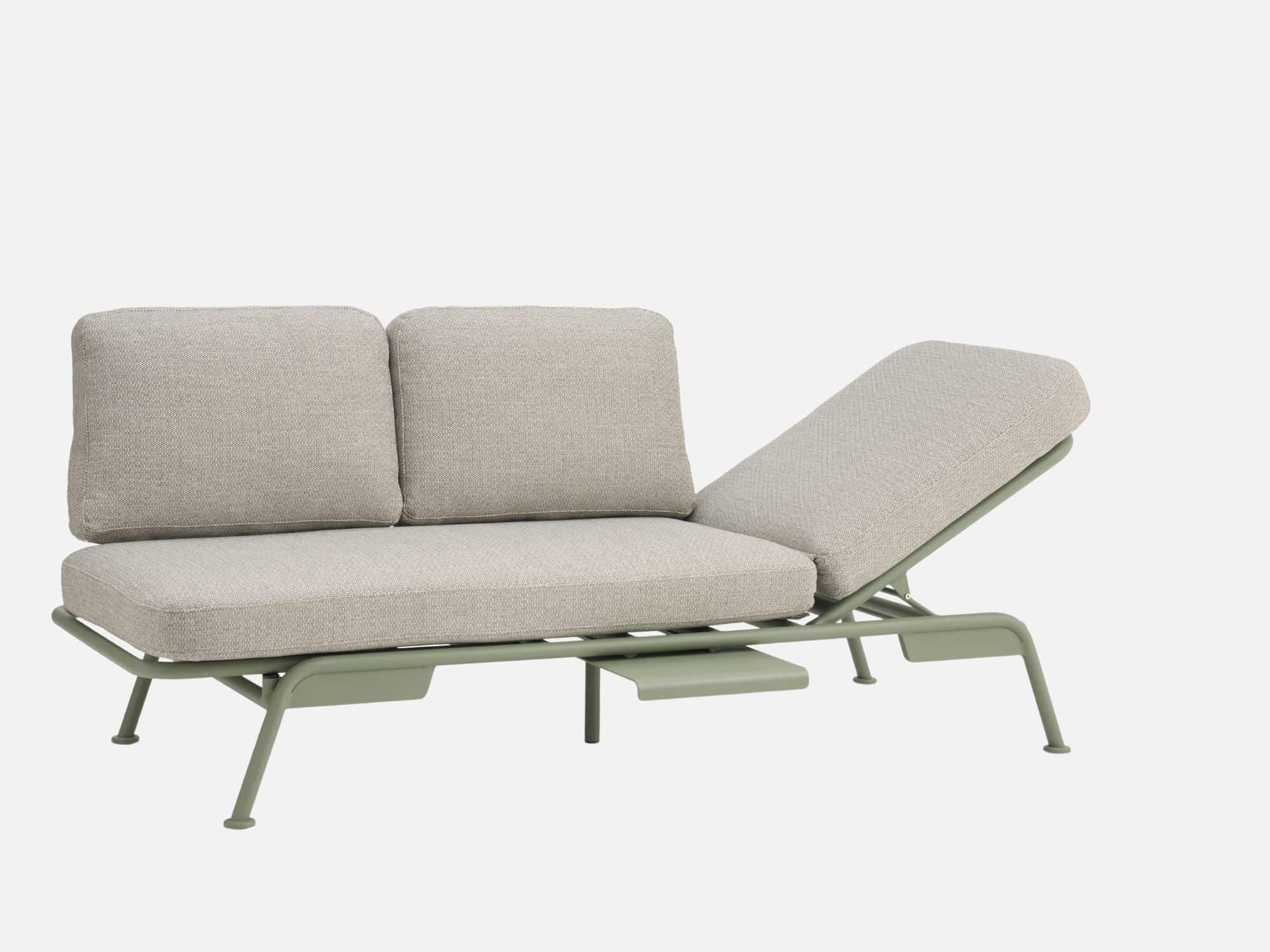 Loungesofa Multifunktion Santor Oliven på Afbetaling
