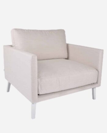 Loungestol Med Allweather Hynder Beige på Afbetaling