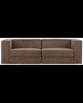 Lumi Personers Sofa Polyester 238 Brun på Afbetaling
