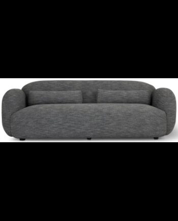 Luusar Personers Sofa Polyester Træ B233 Antracit på Afbetaling