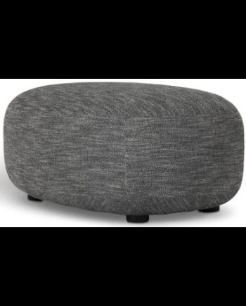 Luusar Puf Til Sofa Eller Lænestol Polyester Træ Antracit på Afbetaling