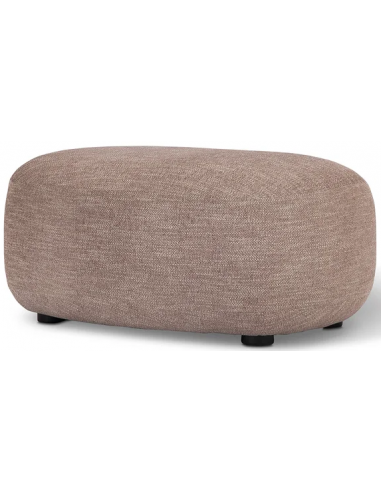 Luusar Puf Til Sofa Eller Lænestol Polyester Træ Svag Lilla på Afbetaling