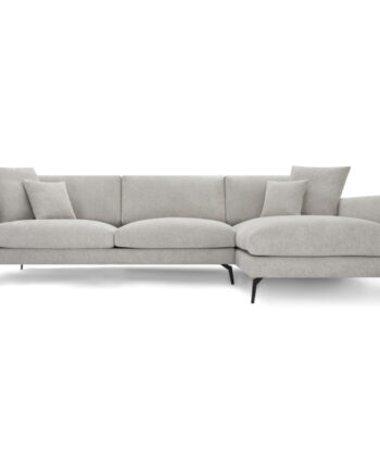 Maggie Chaiselong Sofa Gråt Stof 340413 Skarp Pris på Afbetaling