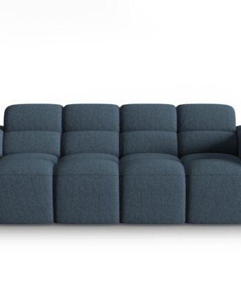 Micadoni Lisa Pers Sofa Mørkegrå Struktur Stof på Afbetaling