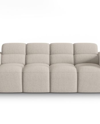 Micadoni Lisa Pers Sofa Sand Struktur Stof på Afbetaling