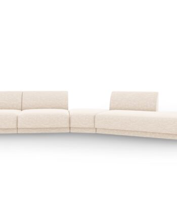 Micadoni Miley Pers Modulær Sofa Højre Lys Beige Chenille på Afbetaling