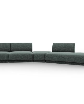 Micadoni Miley Pers Modulær Sofa Højre Petrol Chenille på Afbetaling