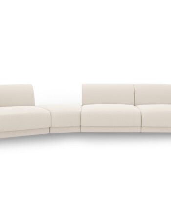 Micadoni Miley Pers Modulær Sofa Venstre Beige Boucl på Afbetaling