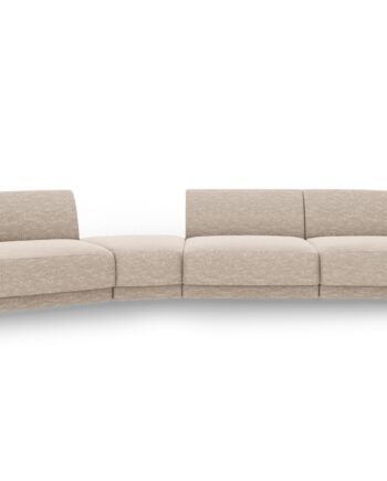 Micadoni Miley Pers Modulær Sofa Venstre Beige Chenille på Afbetaling