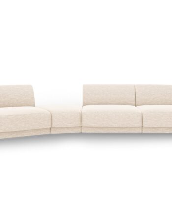 Micadoni Miley Pers Modulær Sofa Venstre Lys Beige Chenille på Afbetaling