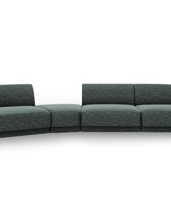 Micadoni Miley Pers Modulær Sofa Venstre Petrol Chenille på Afbetaling