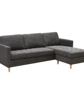 Milano Lounge Sofa Mørkegråt Stof på Afbetaling