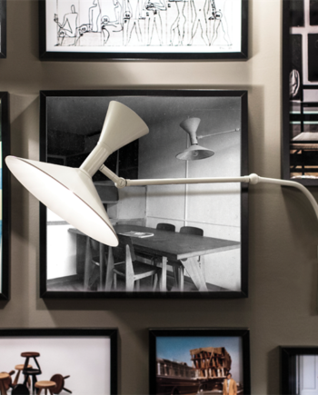 Mini Lampe Marseille Væglampe Hvid på Afbetaling