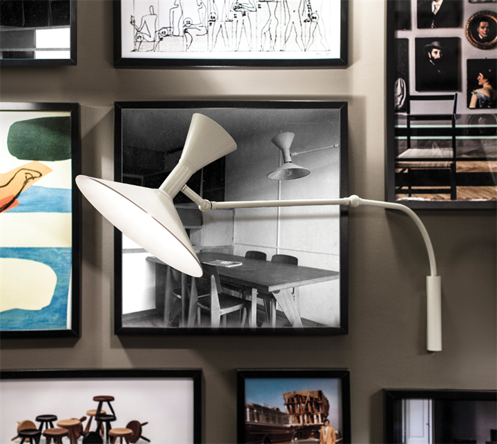 Mini Lampe Marseille Væglampe Hvid på Afbetaling