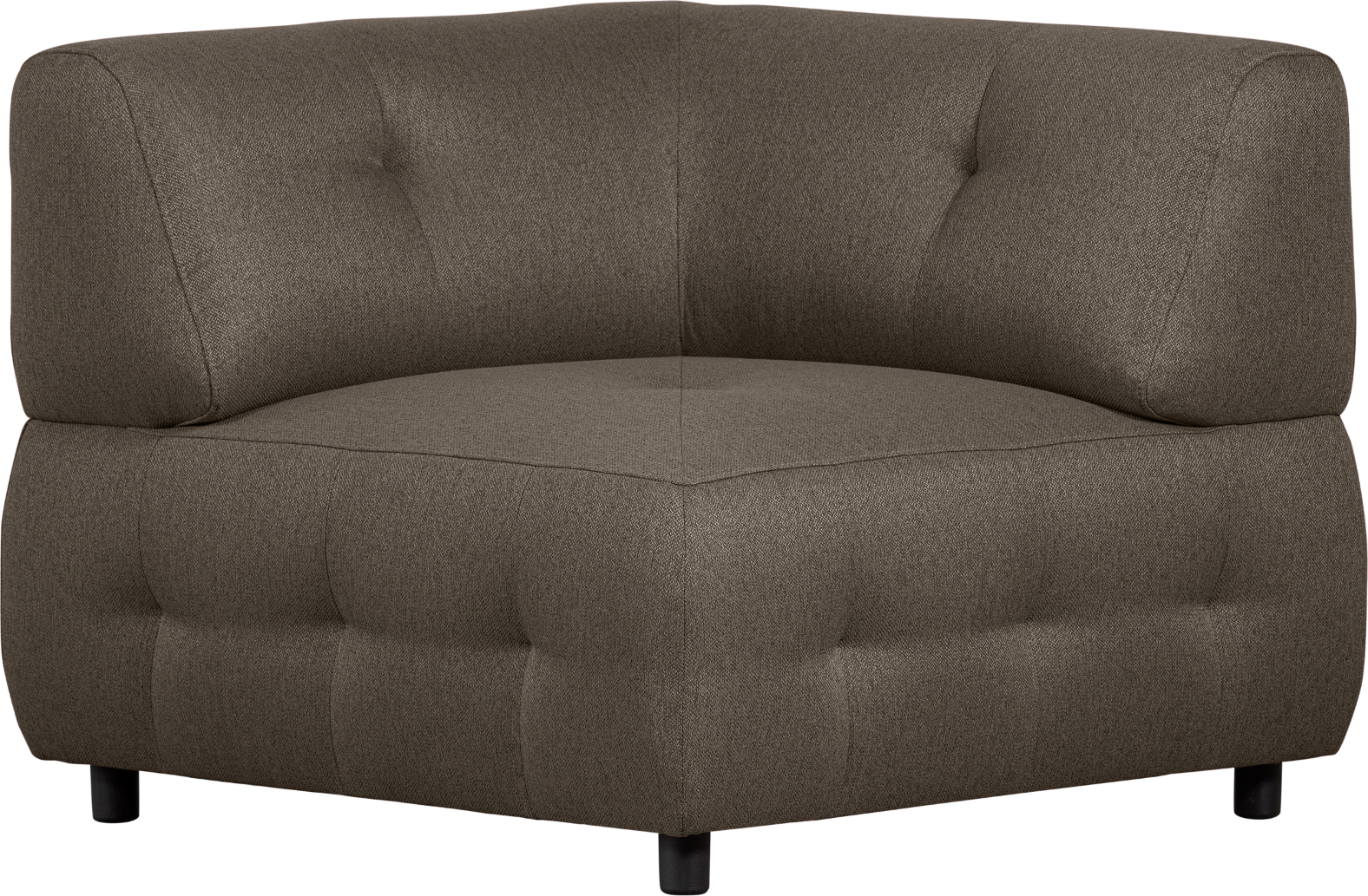 Modulær Sofa Hjørneelement Woood Louis Lysegrøn Vævet Polyester 90x90x73 på Afbetaling