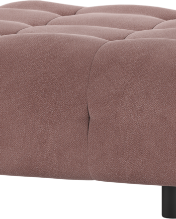 Modulær Sofa Skammel Louis Fra Woood Vævet Lyserødt Polyester 90x90x43 på Afbetaling