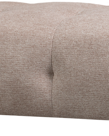 Modulær Sofa Skammel Pouf Woood Louis Lyserød Chenille på Afbetaling