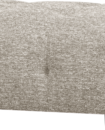 Modulær Sofa Skammel Woood Louis Grov Melange Lysegrå Polyester 43x90x90 på Afbetaling