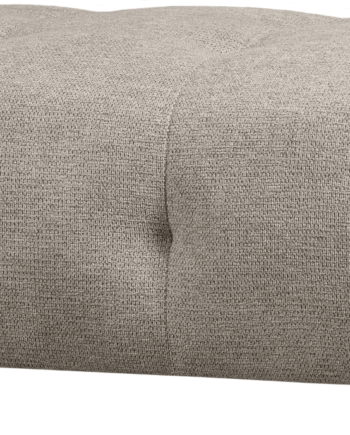 Modulær Sofa Skammel Woood Louis Ottoman Puf Lysegrå Chenille 90x90x43 på Afbetaling