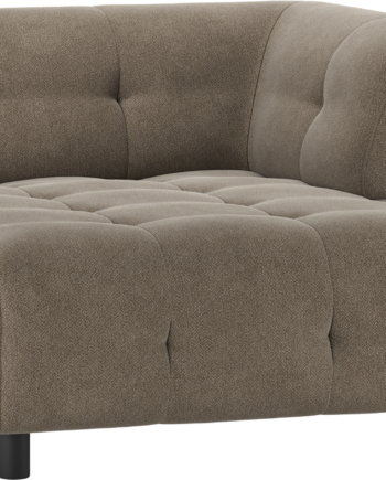 Modulær Sofa Woood Louis Chaiselong Højre Lysegrøn Vævet Polyester H73b122l140 på Afbetaling