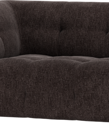 Modulær Sofa Woood Louis Sæders Med Venstre Arm Fladvævet Polyester Kaffe H73xd90xl122 på Afbetaling