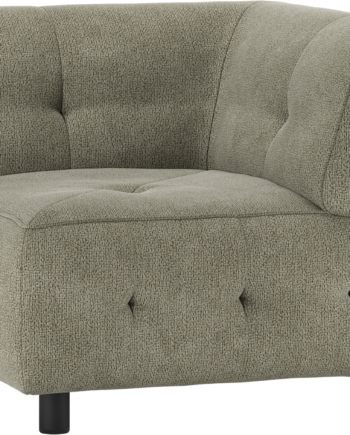Modulært Hjørneelement Til Sofa Woood Louis Serie Grøn Chenille 90x90x73 på Afbetaling