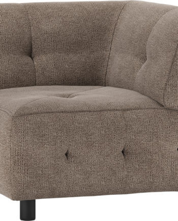 Modulært Hjørnemodul Sofa Woood Louis Kaffe Chenille Polyester H73xb90xl90 på Afbetaling