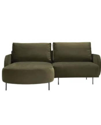 Nabran Sofa Chaiselong  Personers Grøn Sofa på Afbetaling