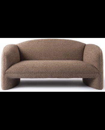 Nachii Personers Sofa Plys Polyester B174 Brun på Afbetaling