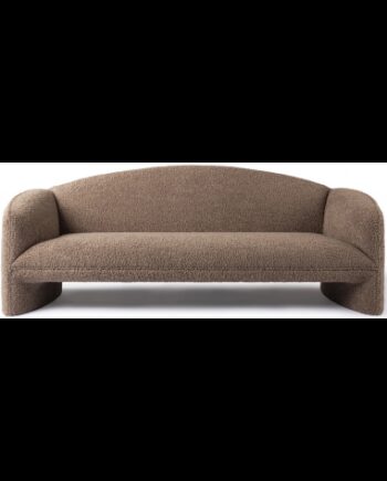 Nachii Personers Sofa Plys Polyester B234 Brun på Afbetaling