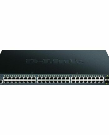 Netværksswitch Link Dgs 1250 52xmp Porte Sort på Afbetaling