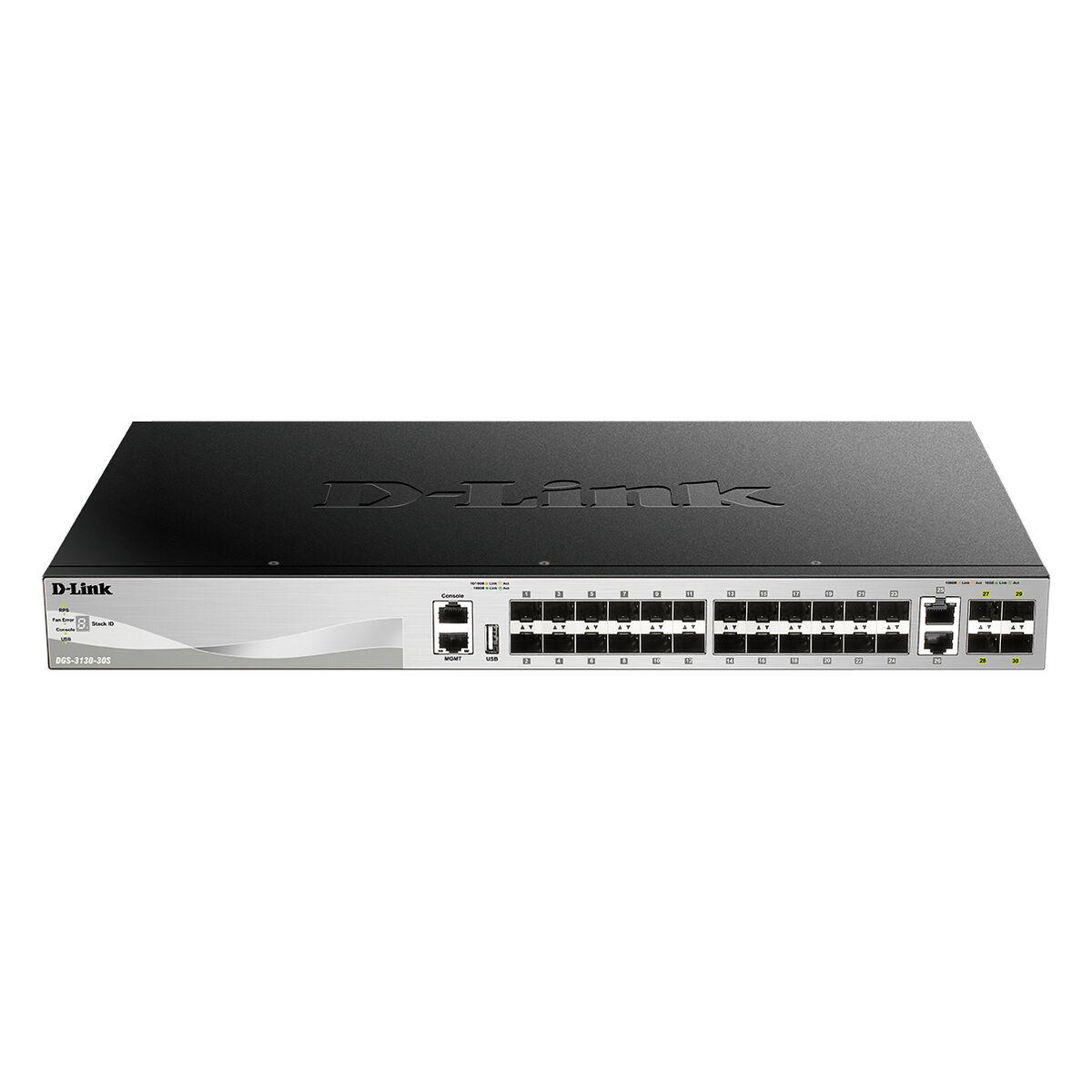 Netværksswitch Link Dgs 3130 30s Grå på Afbetaling