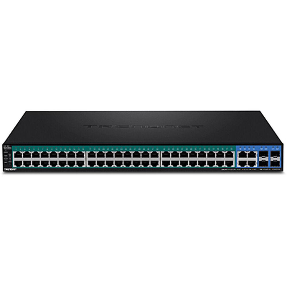 Netværksswitch Trendnet Tpe 5240ws 48x Rj45 Sort på Afbetaling