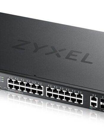Netværksswitch Zyxel Xgs2220 Managed Gigabit 100 1000 Sort på Afbetaling