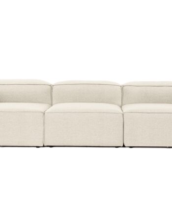 Nordvrk Fora Pers Sofa Ecru Hør Plast på Afbetaling