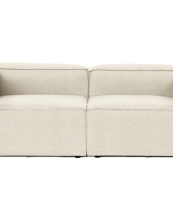 Nordvrk Fora Pers Sofa Ecru Stof Plastik på Afbetaling