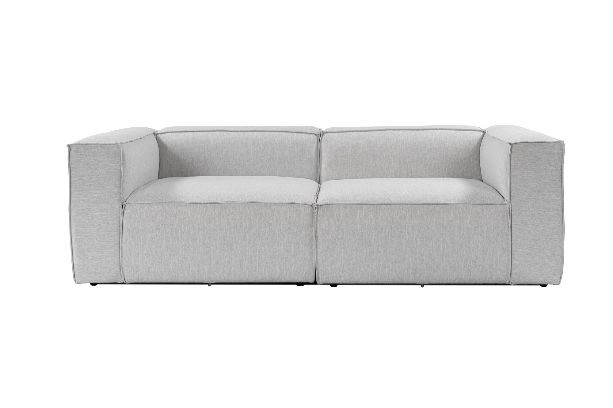 Nordvrk Fora Pers Sofa Lysegrå Stof på Afbetaling