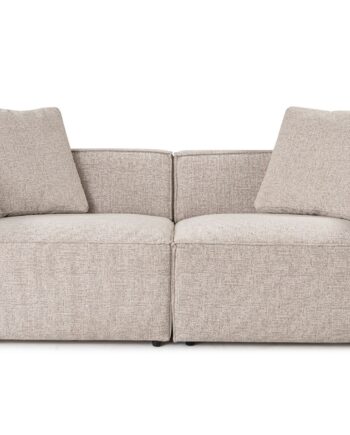 Nordvrk Lora Pers Sofa Mokka Stof på Afbetaling