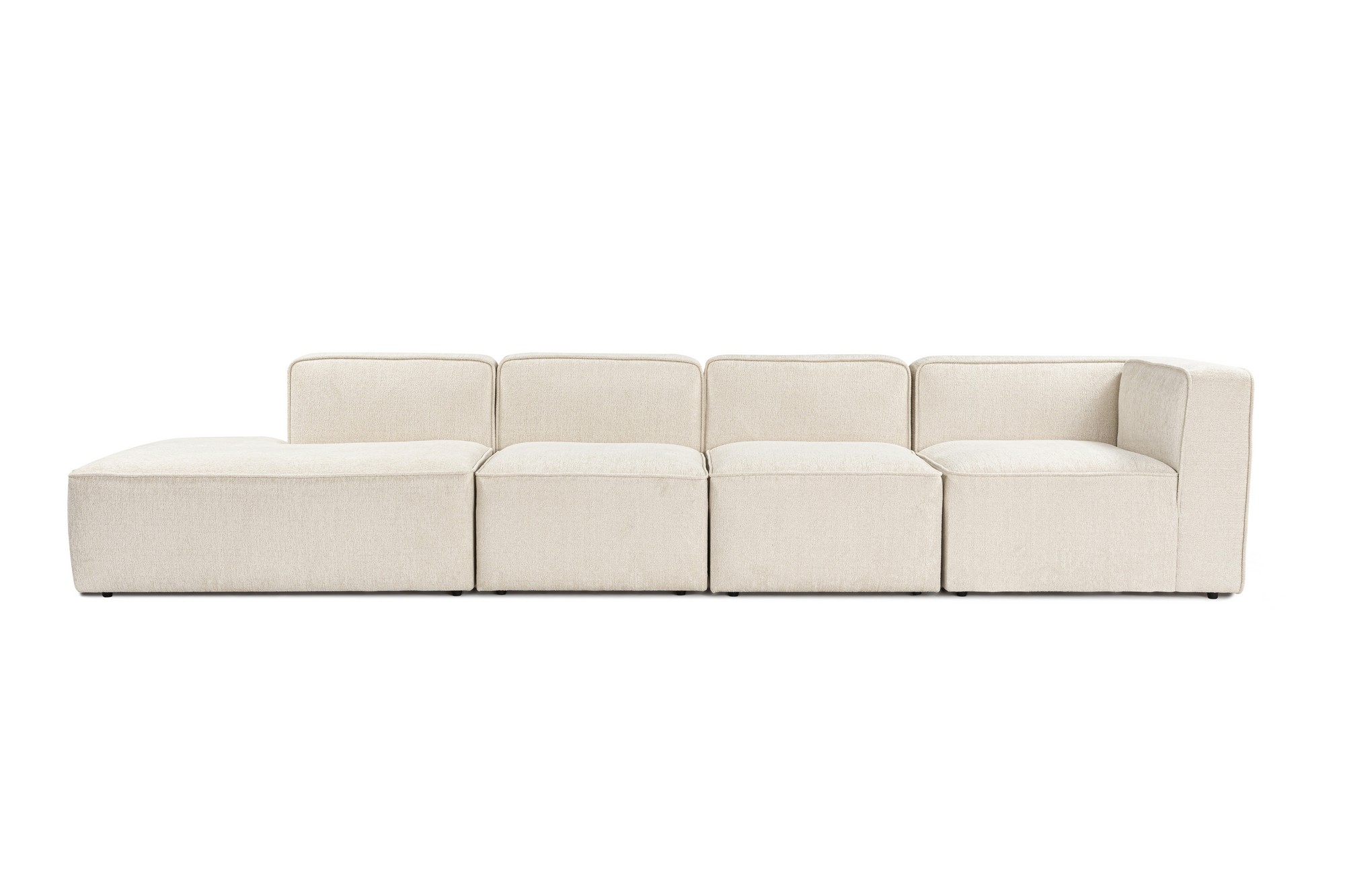 Nordvrk More Sofa Creme Stof på Afbetaling