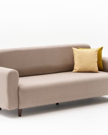 Nordvrk Noya Linen Pers Sofa Creme Polyester på Afbetaling