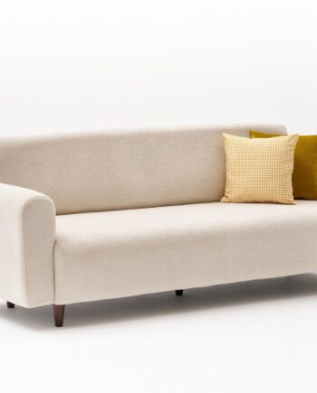 Nordvrk Noya Pers Sofa Creme Chenille Polyester på Afbetaling