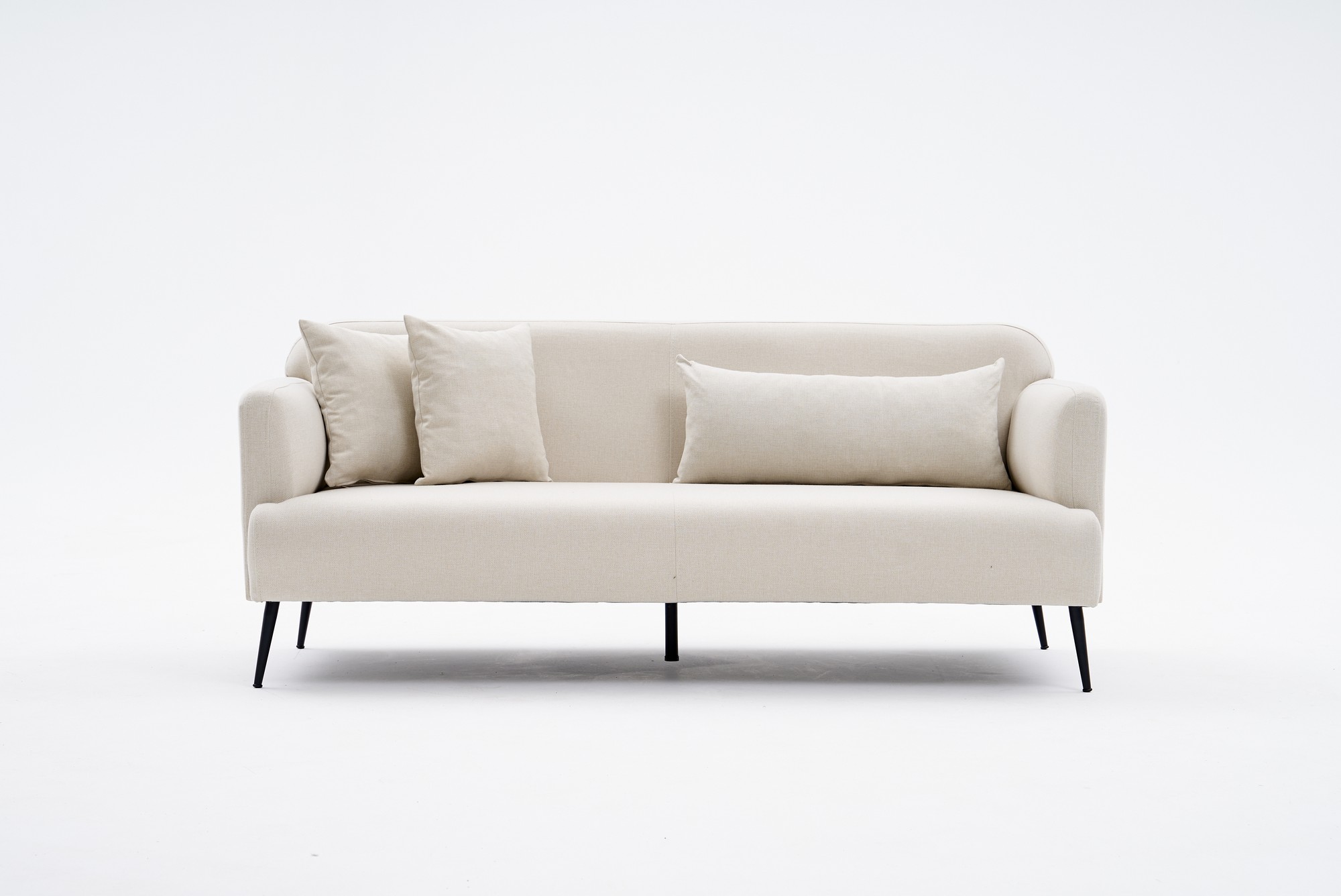 Nordvrk Revos Pers Sofa Creme Stof på Afbetaling