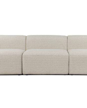 Nordvrk Sofia Pers Sofa Hvid Stof på Afbetaling