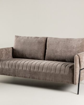 Oban Personers Sofa Beige Stof på Afbetaling