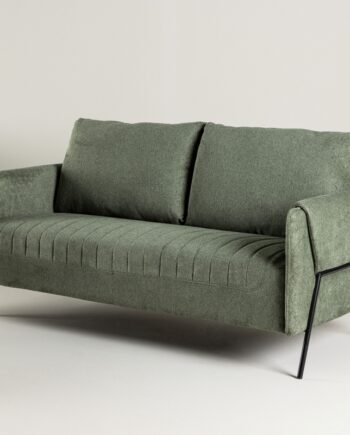 Oban Personers Sofa Grønt Stof på Afbetaling