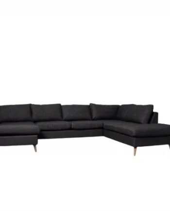 Odense Sofa  Grå Sofa Med Chaiselong  Venstrevendt på Afbetaling