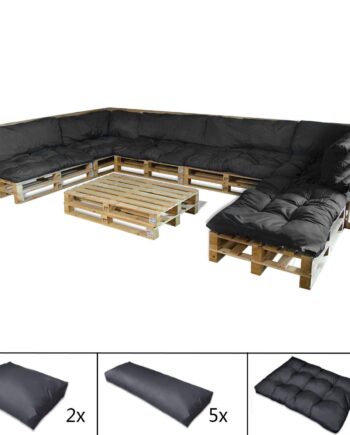 Palle Sofa Pude Stk Sort 120 Stof på Afbetaling