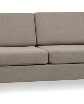 Pan Pers Sofa Antelope Beige Polyester Stof Børstet Aluminium på Afbetaling